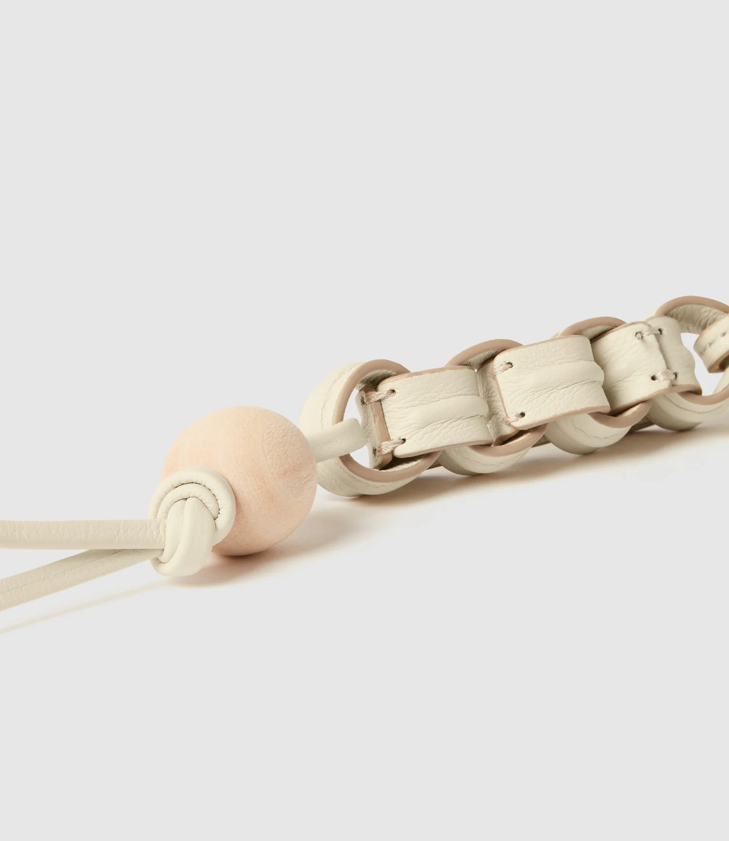 Aquilone Ball Charm Ultralight Calfskin White Sand - Image 3