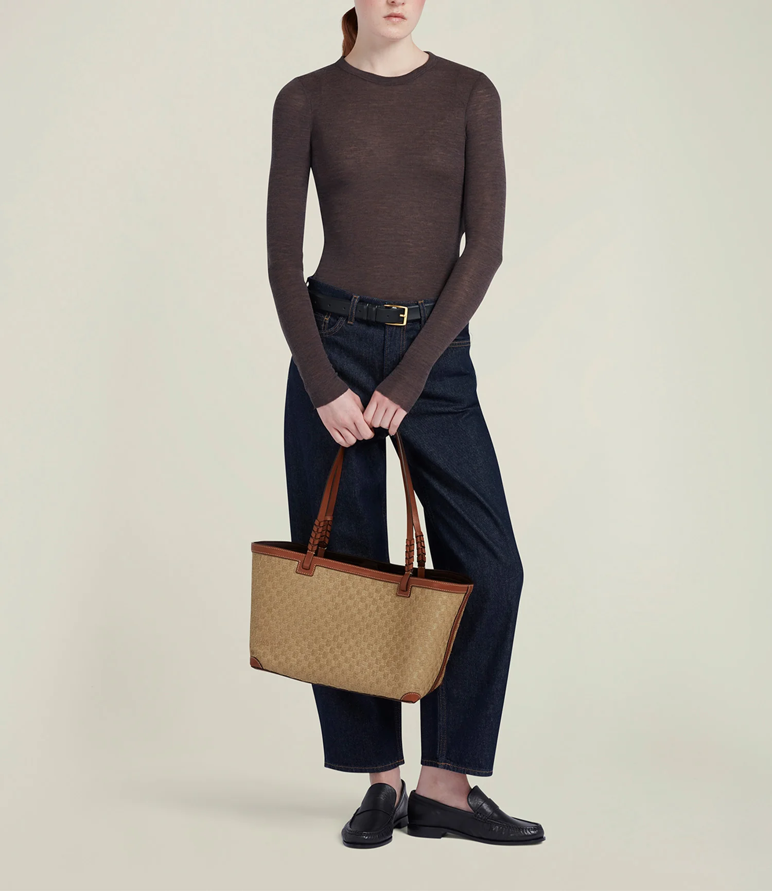 Cala 32 Woven Fabric Sahara with Buffalo Cognac - Image 4