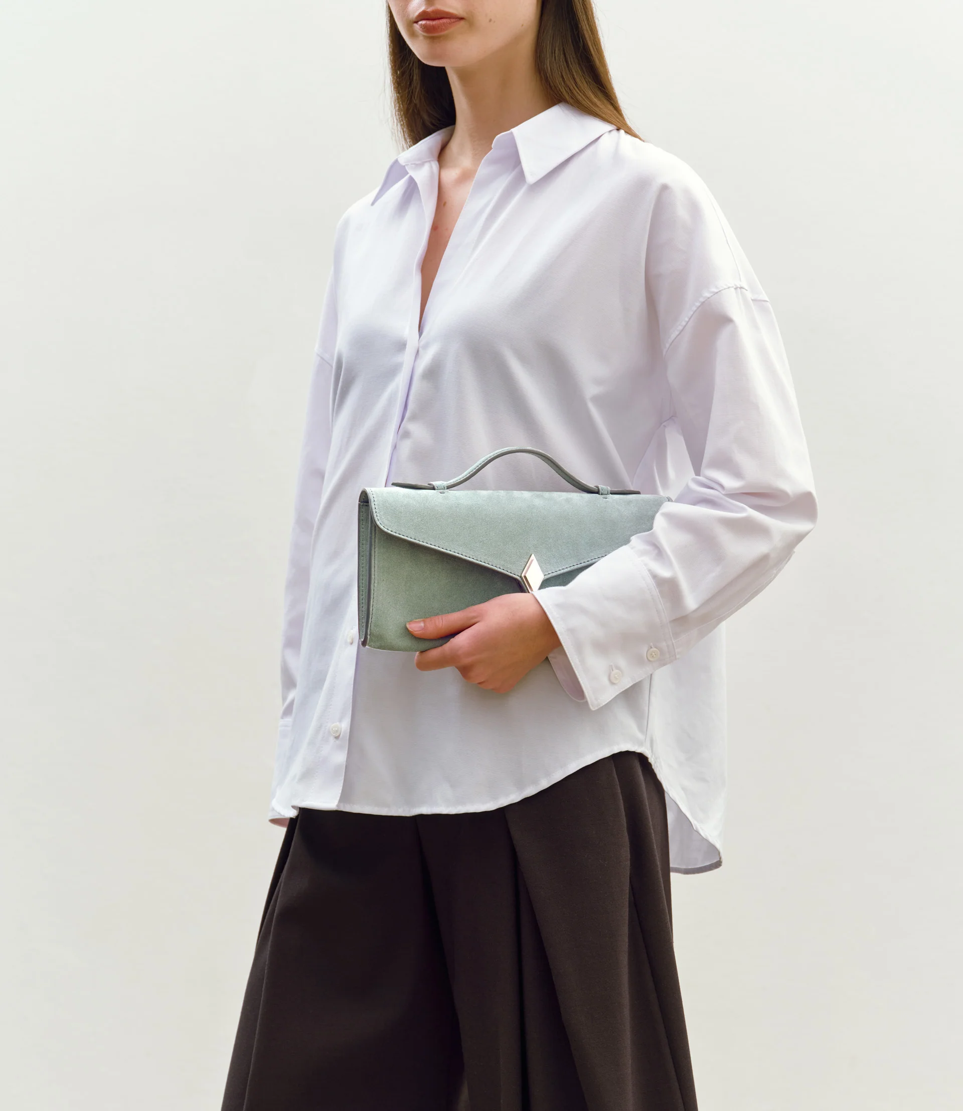 Edge Clutch Suede Terra - Image 5