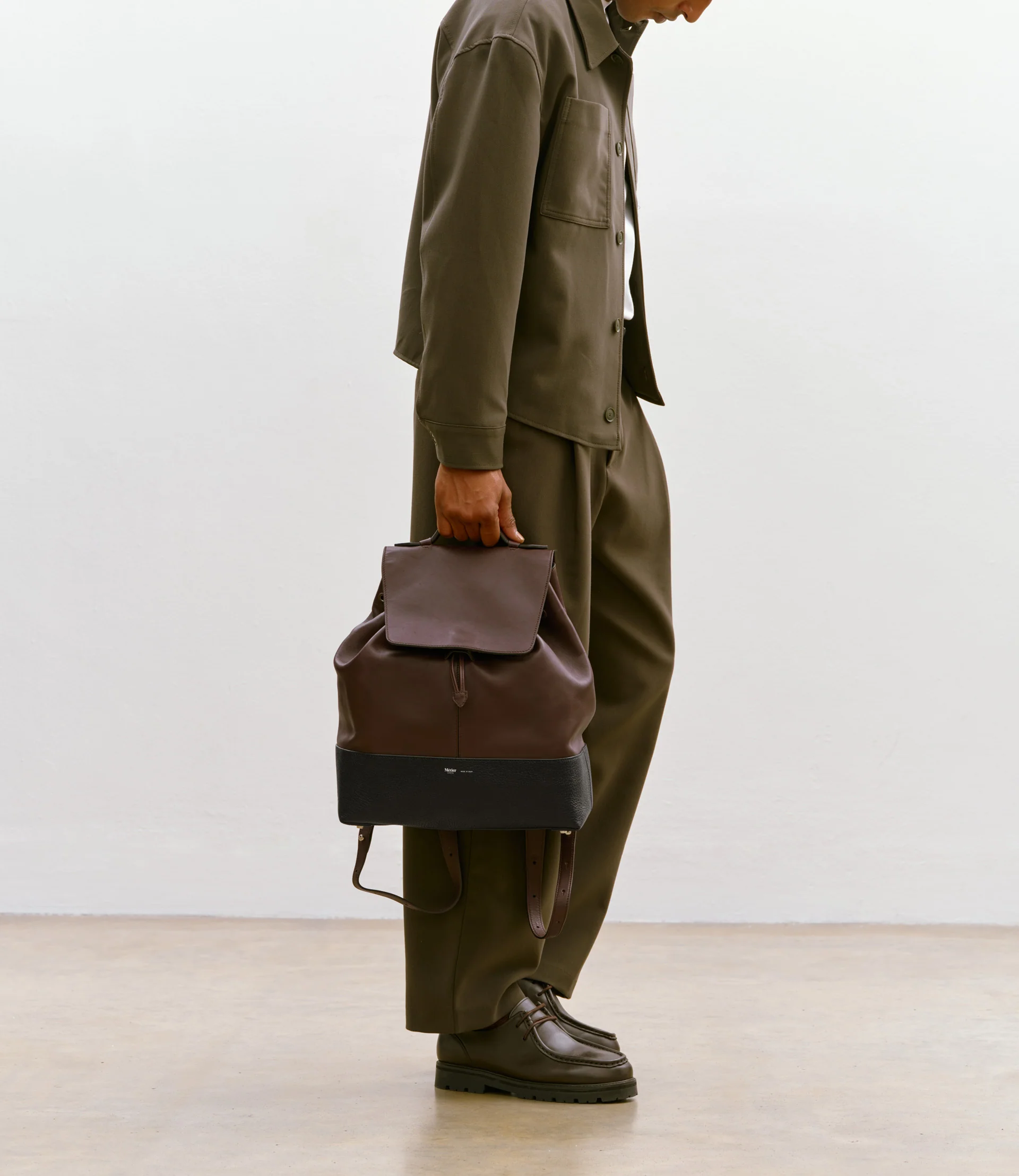 Glide Backpack Rodeo Maduro Brown With Full Grain Black - Image 5