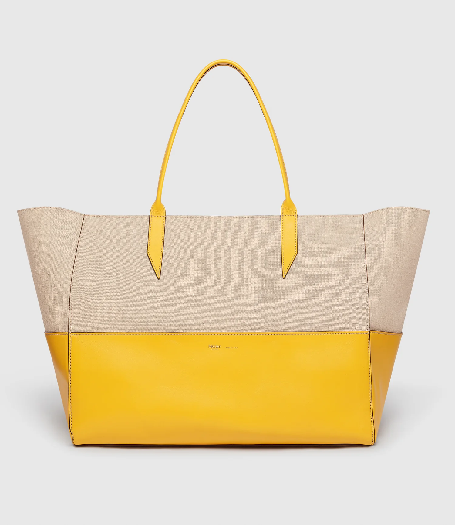 Incognito 42 Cabas Linen and Nappa Plongé Calfskin Izamal Yellow