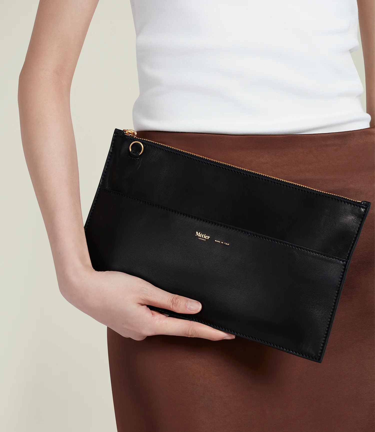 Incognito Clutch Atelier Calfskin Black - Image 6