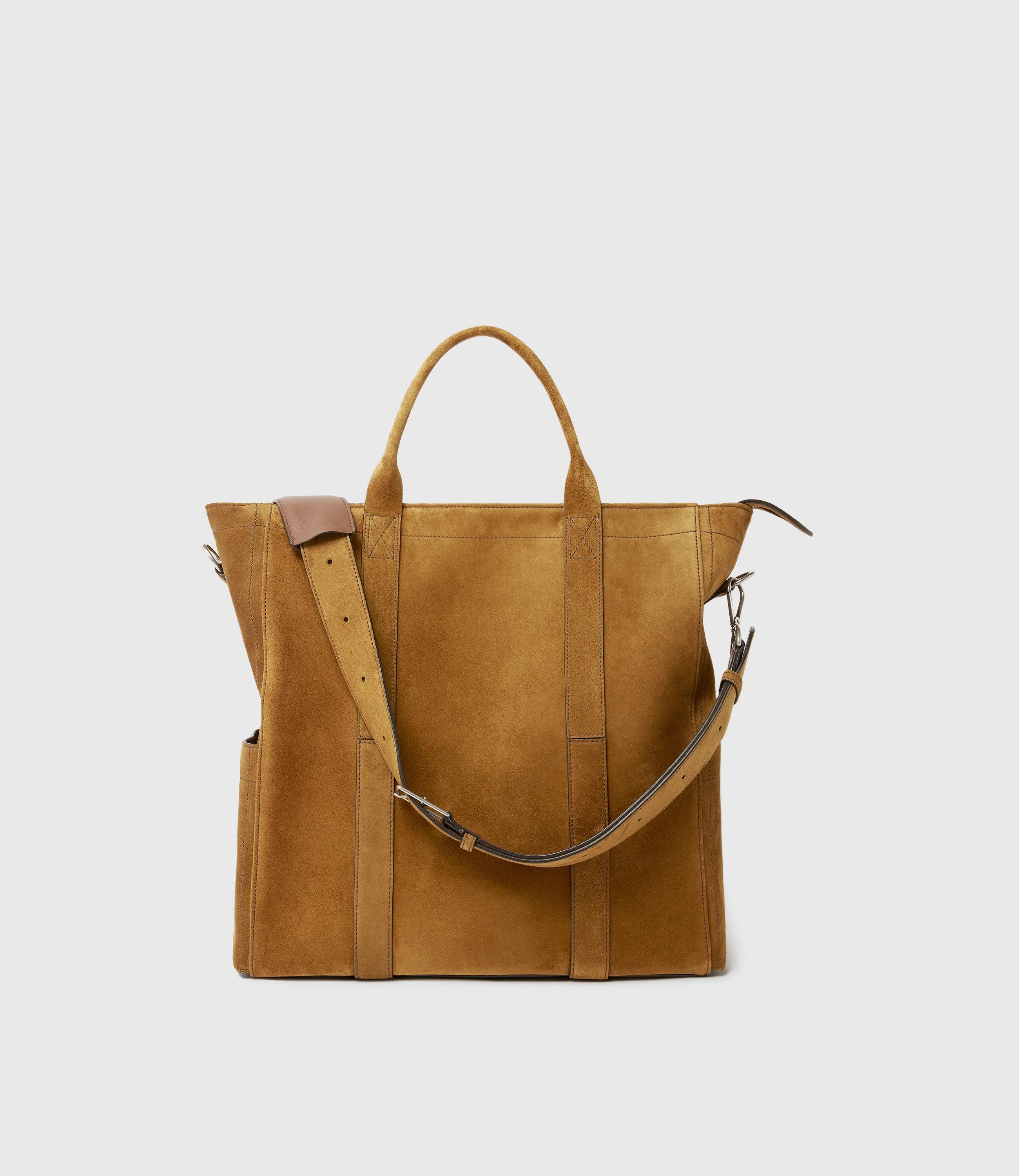 Mariner Zippered Tote Suede Marrakech