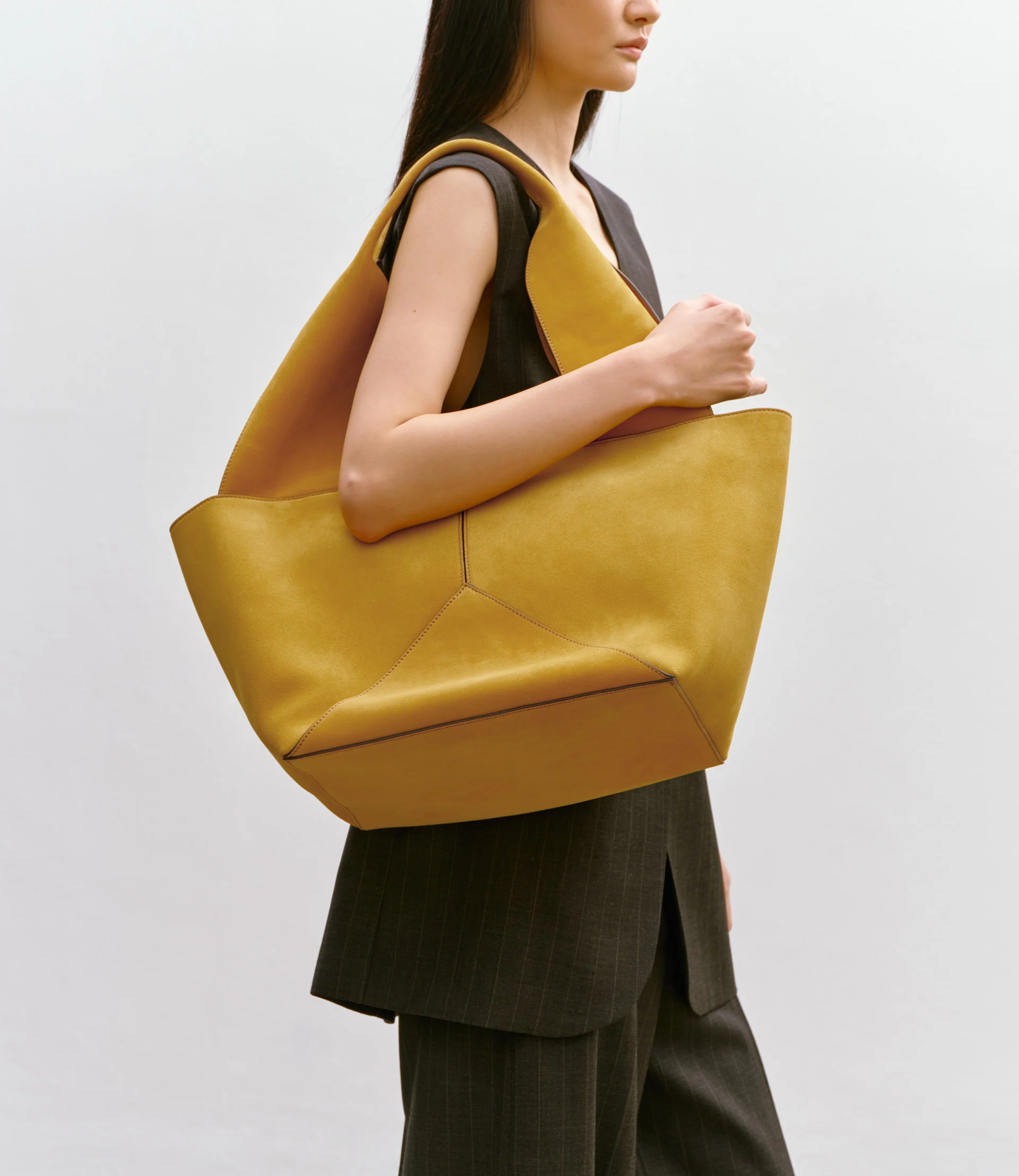 Market Bag Suede Pollen - Image 2