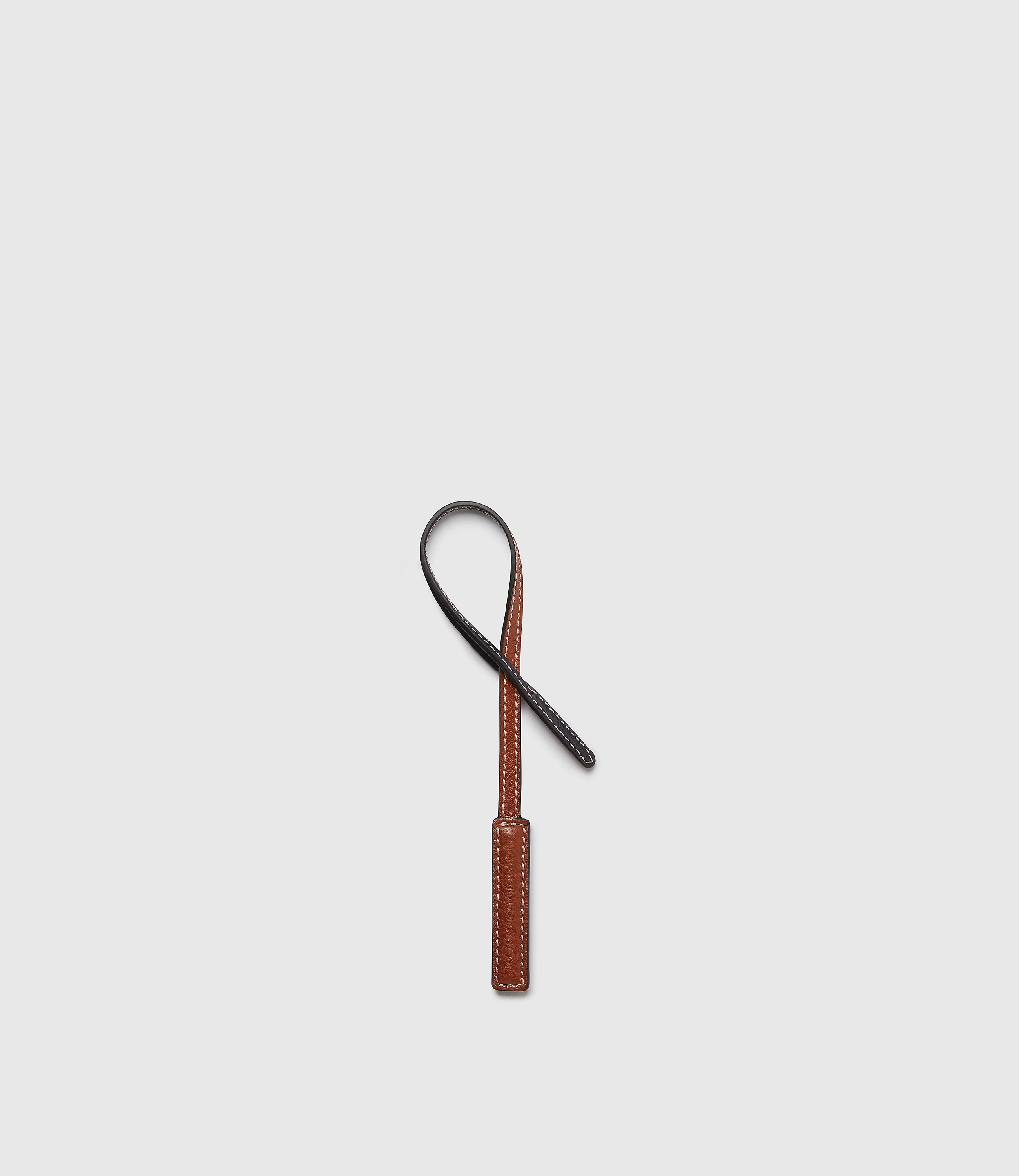 Personalisation Letter Charm Buffalo Cognac and Black with Salt Stitching - Image 15