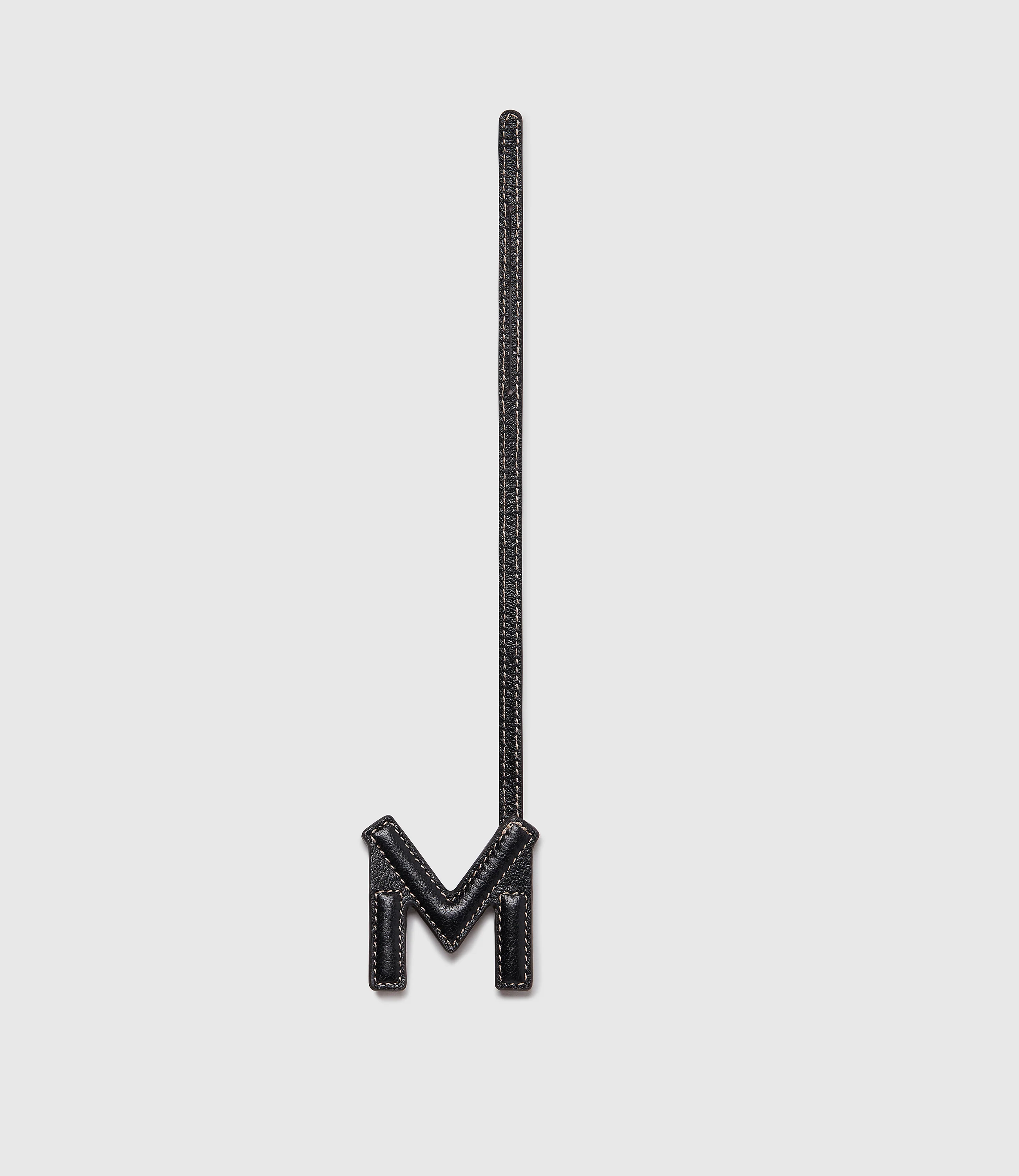 Personalisation Letter Charm Buffalo Cognac and Black with Salt Stitching - Image 19