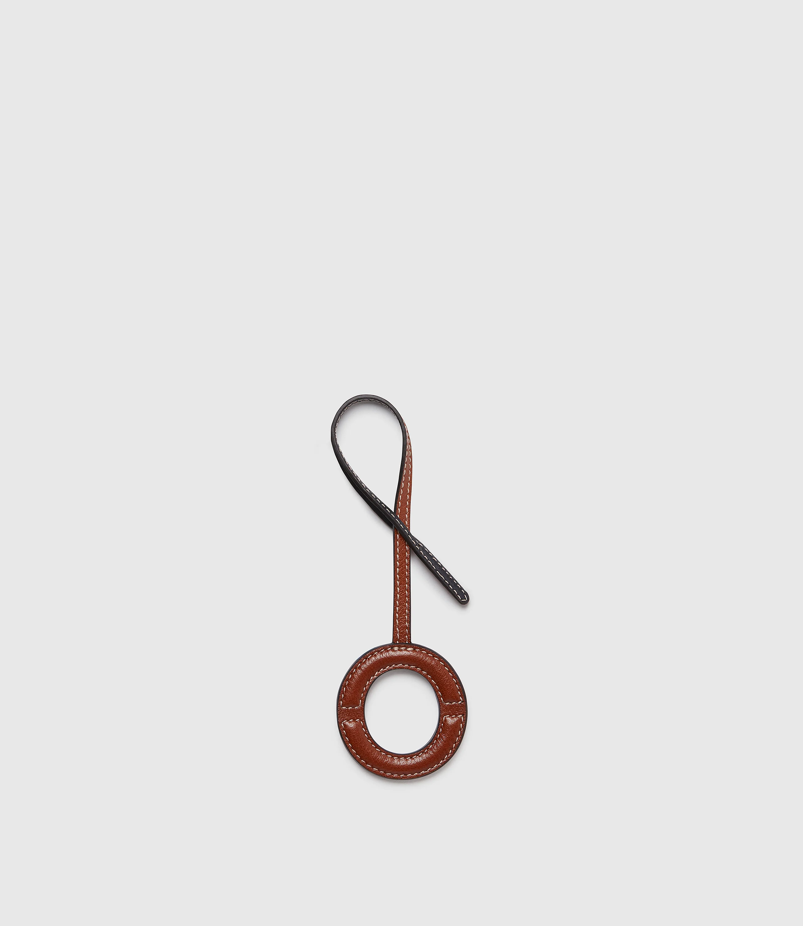 Personalisation Letter Charm Buffalo Cognac and Black with Salt Stitching - Image 23