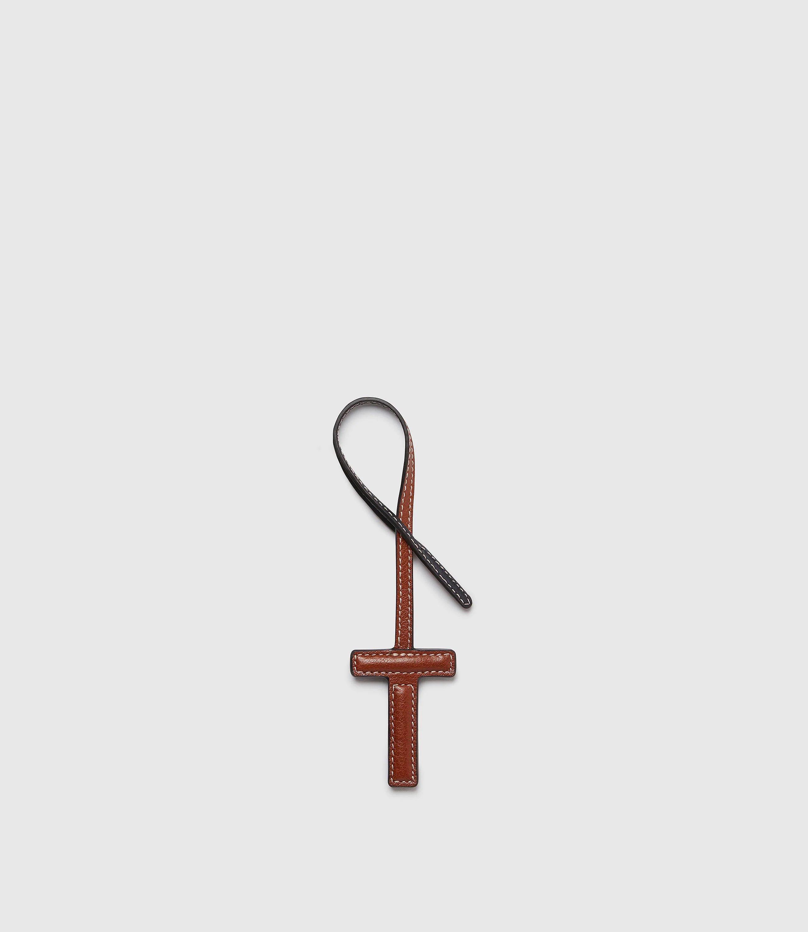 Personalisation Letter Charm Buffalo Cognac and Black with Salt Stitching - Image 28