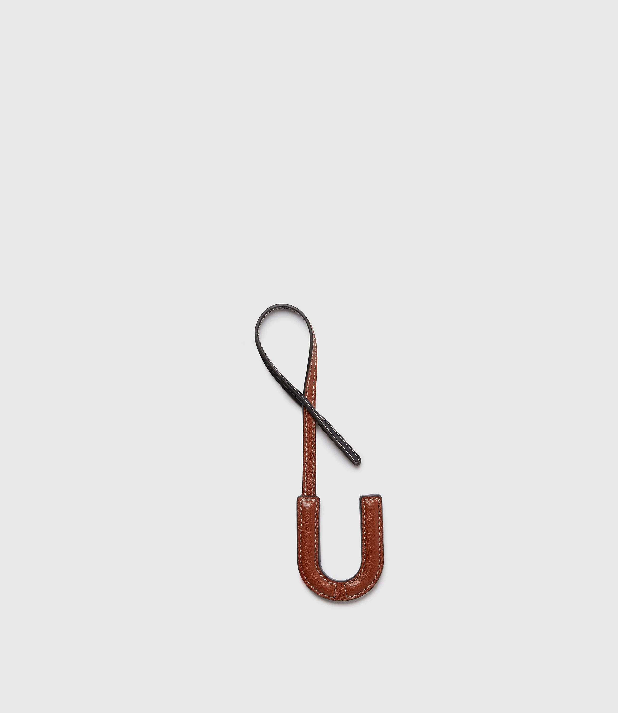 Personalisation Letter Charm Buffalo Cognac and Black with Salt Stitching - Image 29