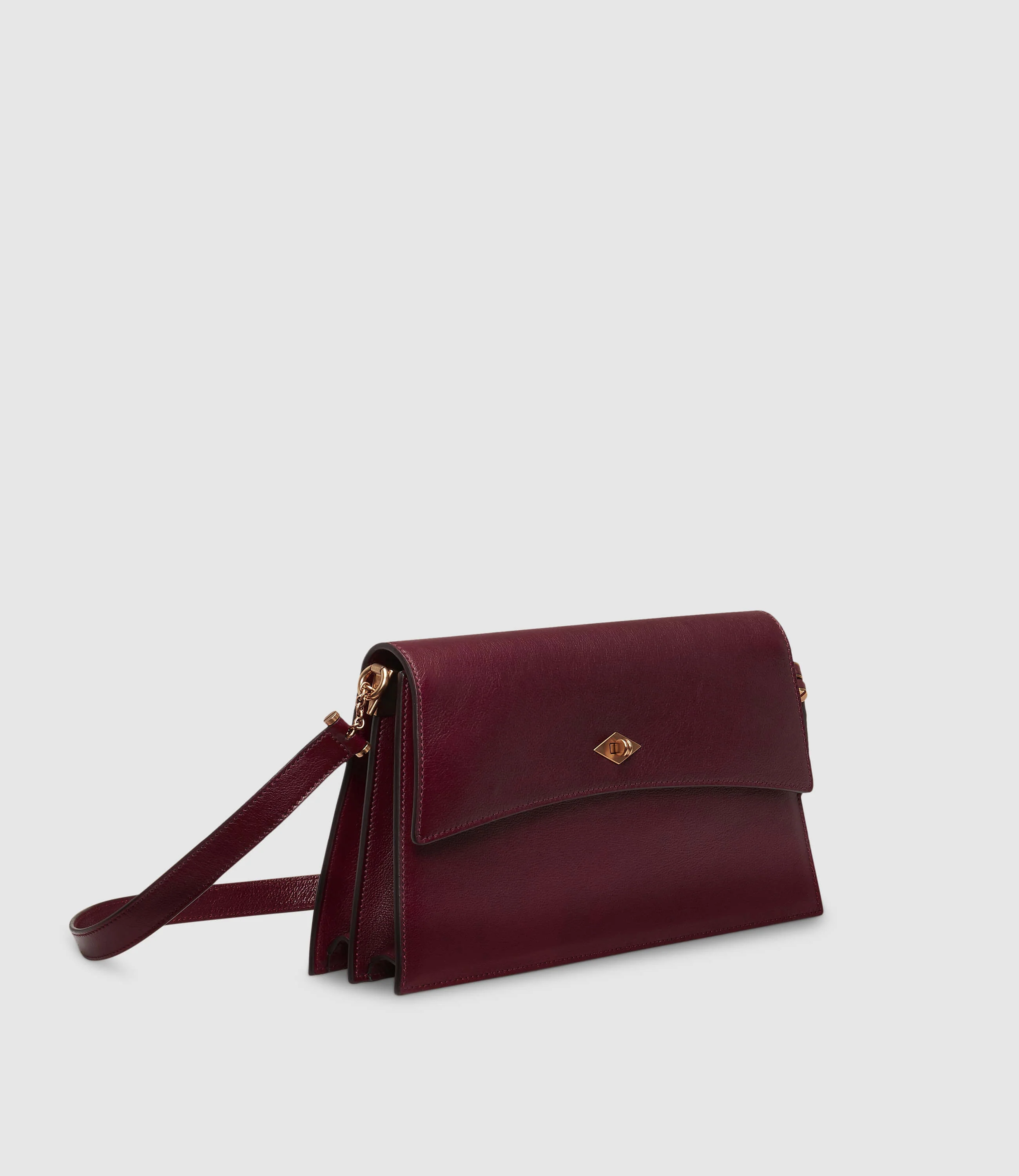 Roma Shoulder Bag Buffalo Dark Cherry - Image 2