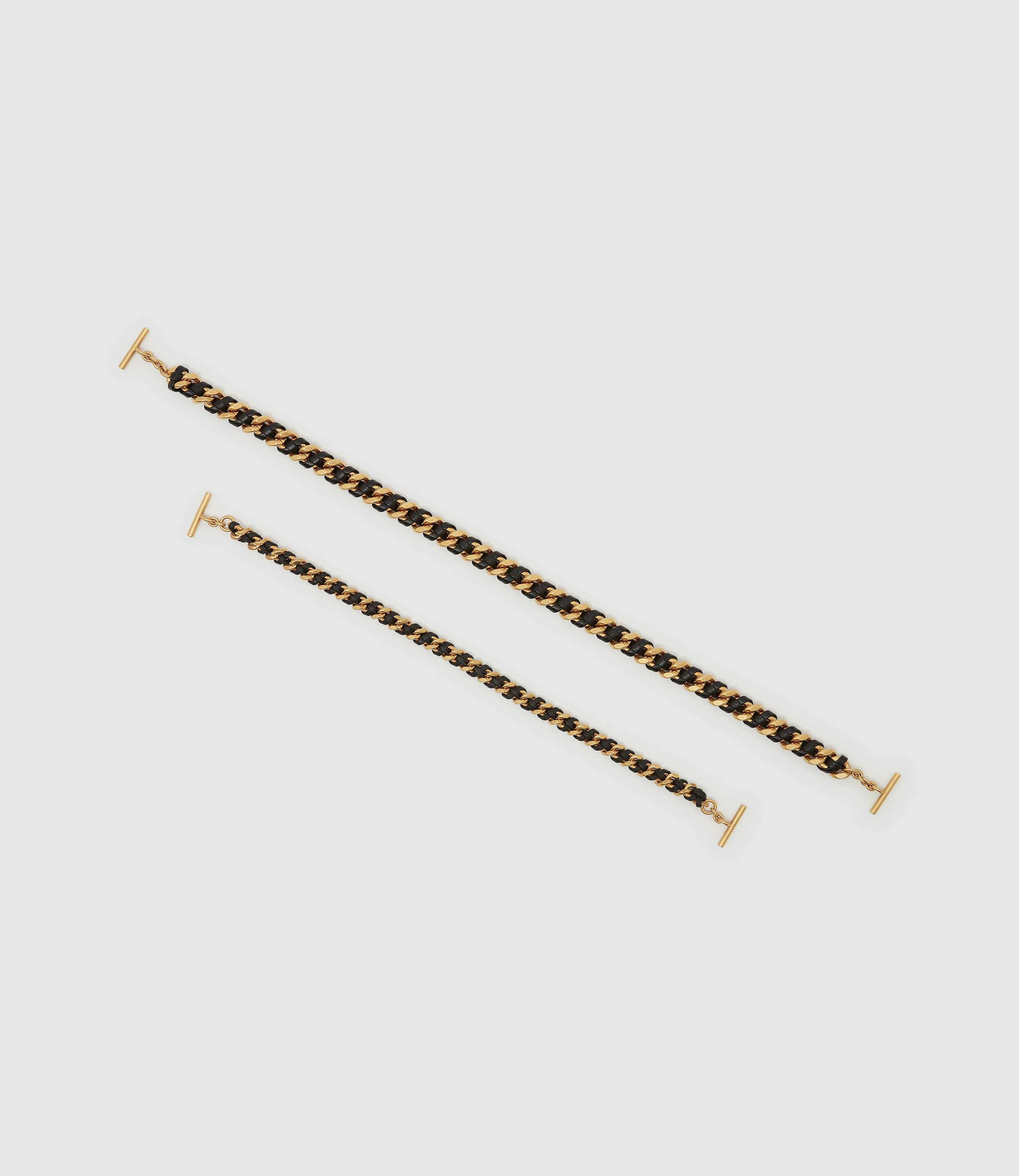 Small Chain Strap Elvis Black with Gold Hardware - Image 4