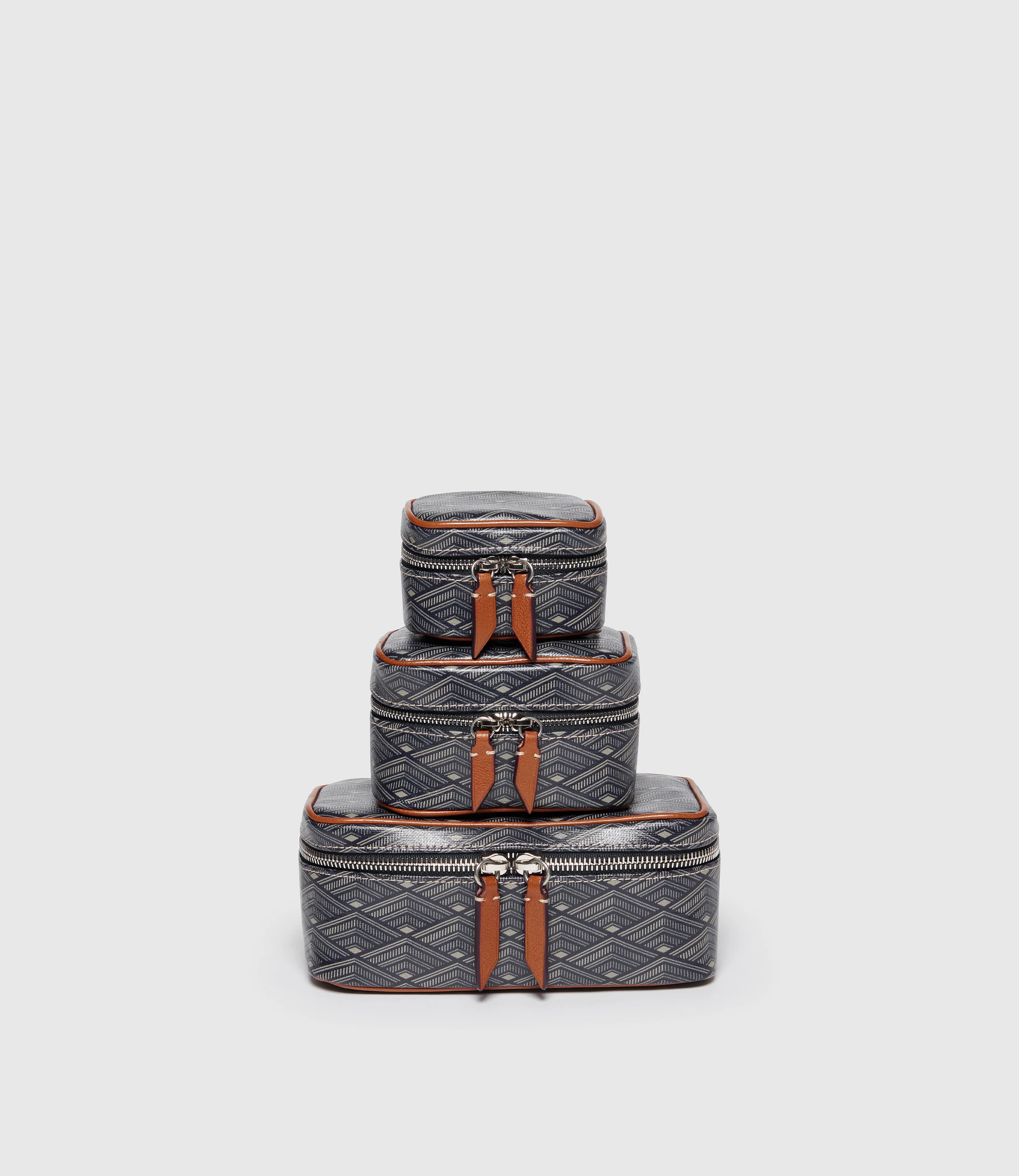 Small Travel Organiser Signature Canvas Navy - Image 3