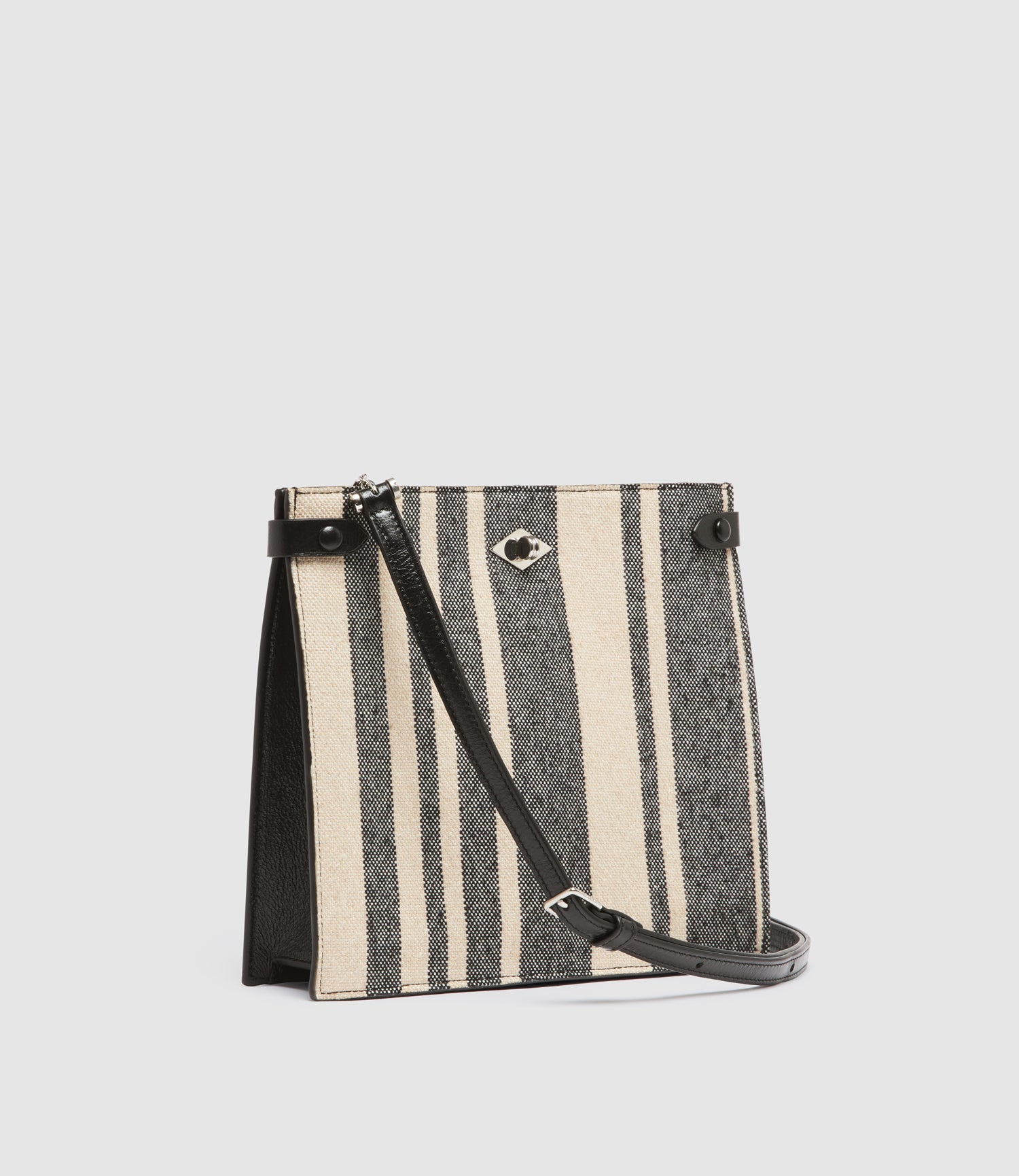 Stowaway Crossbody Mod Stripe With Elvis Black - Image 3