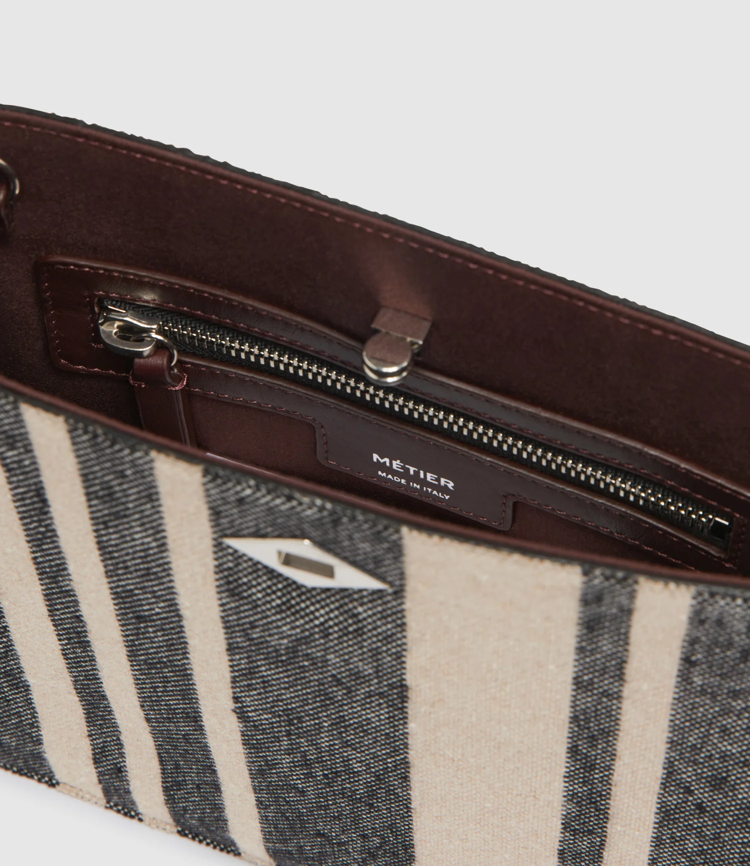 Stowaway Crossbody Mod Stripe With Elvis Black - Image 4