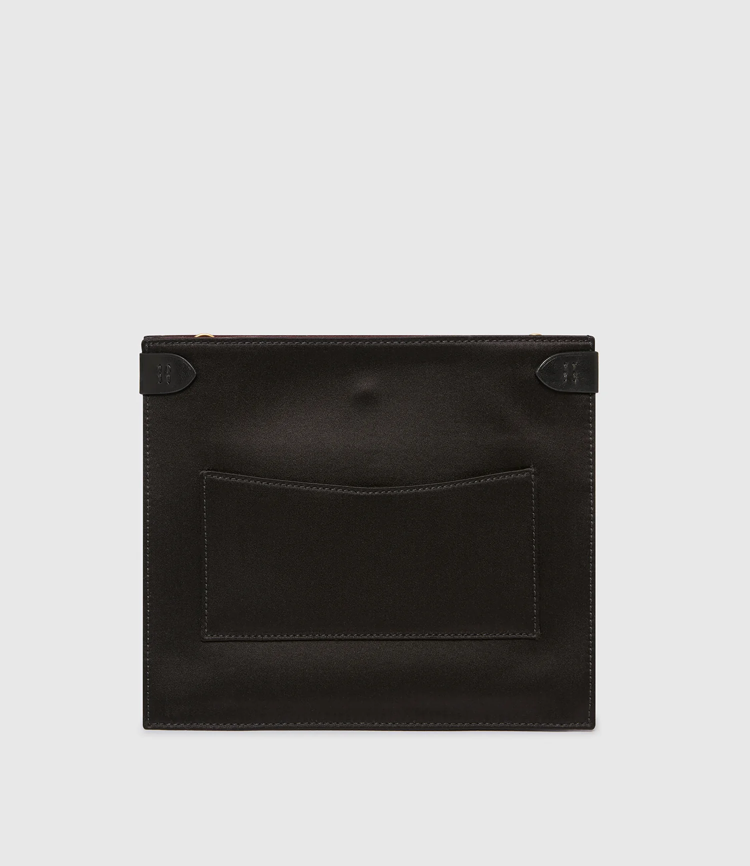 Stowaway Crossbody Silk Satin Black - Image 5