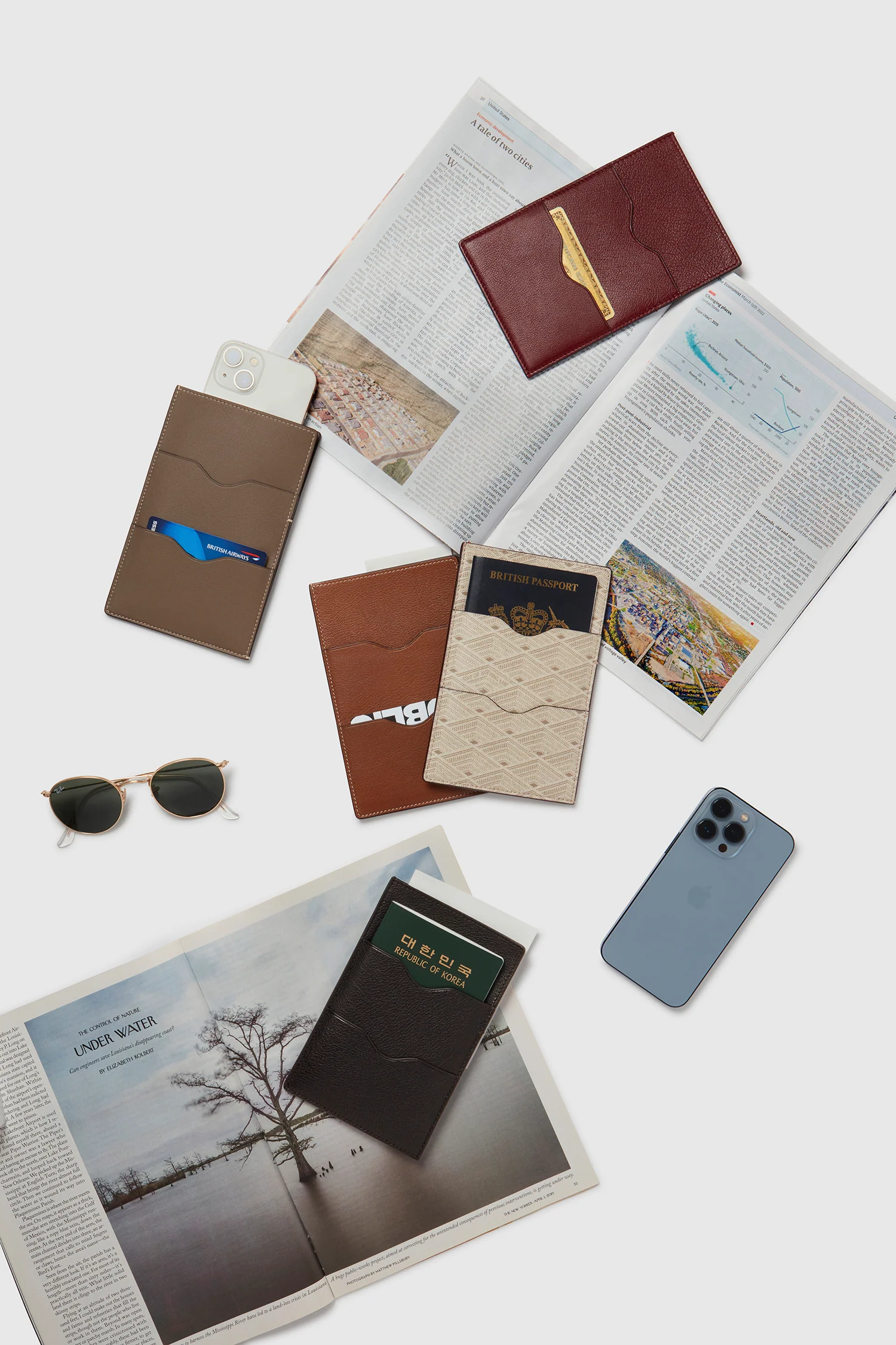Thin Travel Wallet Signature Canvas Light - Image 4