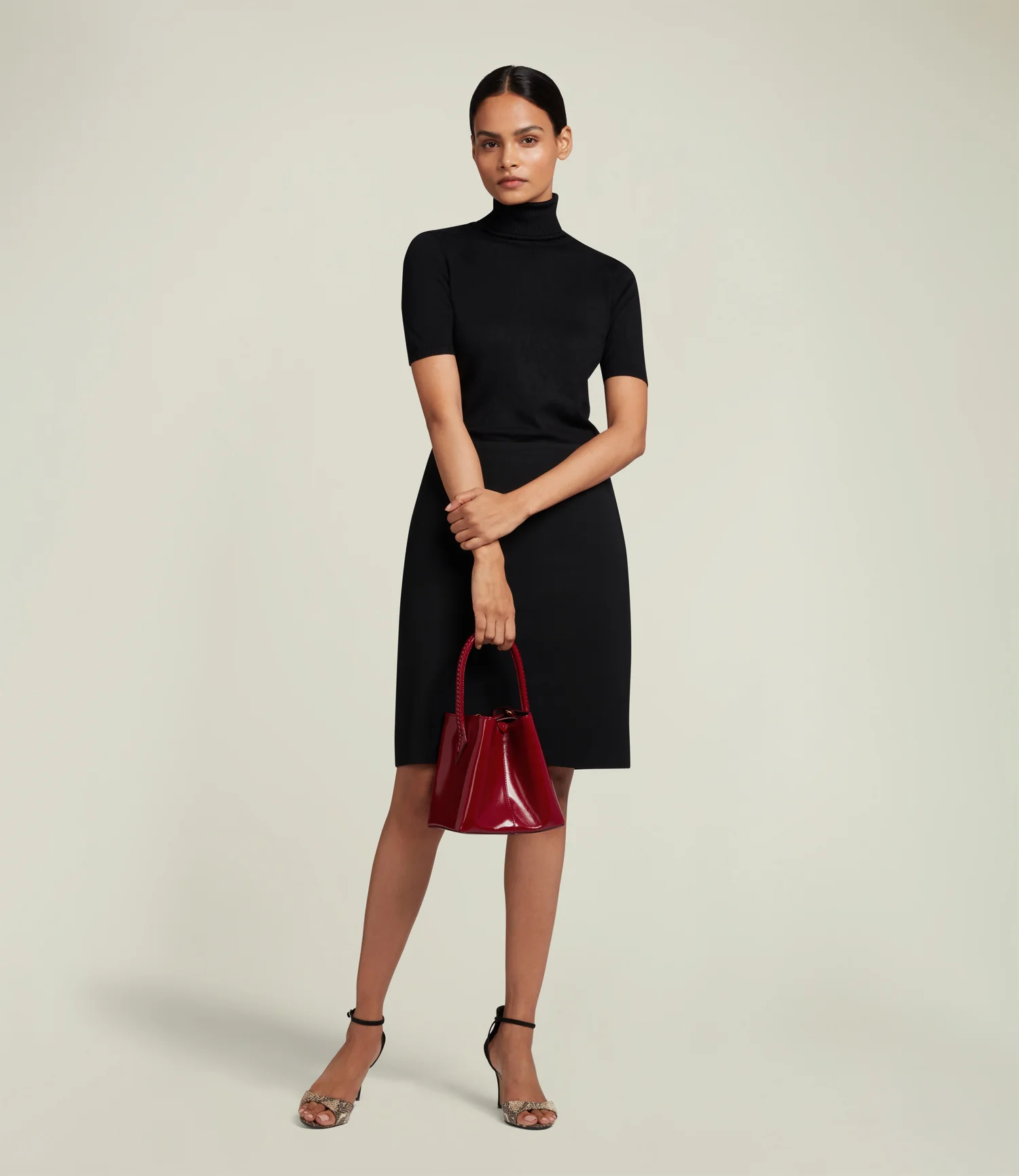 Vérité Mini Glossy Calfskin Classic Red - Image 4