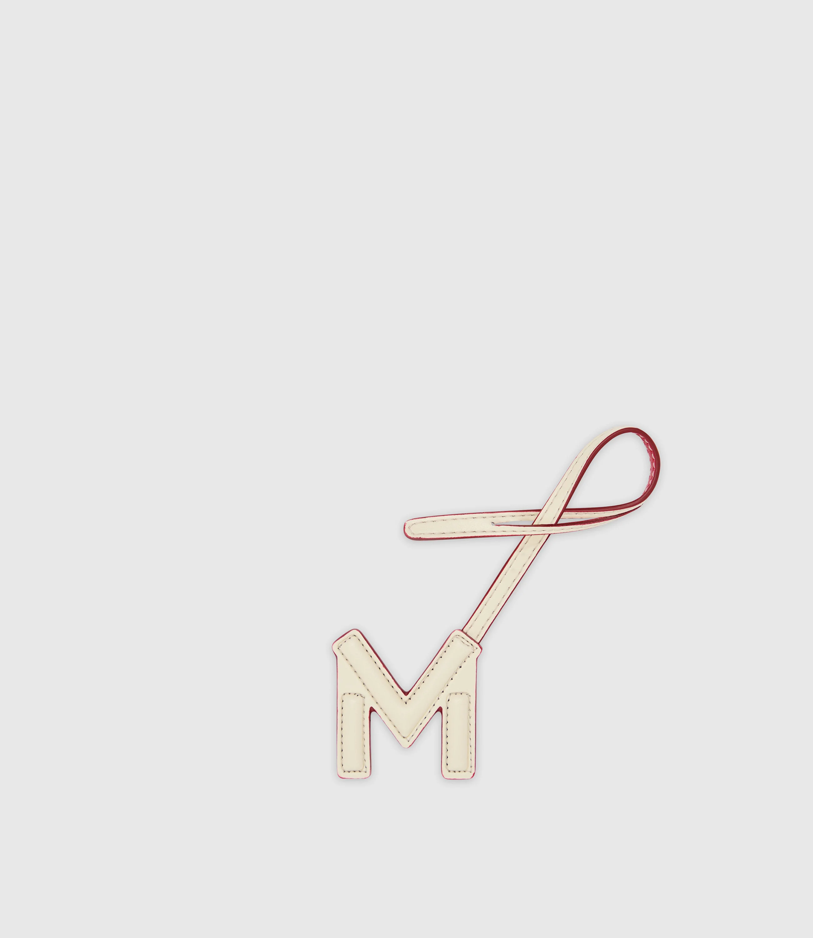 Westman Atelier By Métier Personalisation Letter Charm Apple Leather Red and White - Image 3